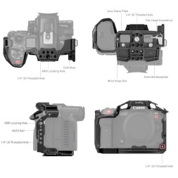 Клетка SmallRig 3890 “Black Mamba” для Canon EOS R5 C