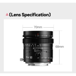Обʼєктив TTArtisan Tilt 50mm f/1.4 для L-Mount