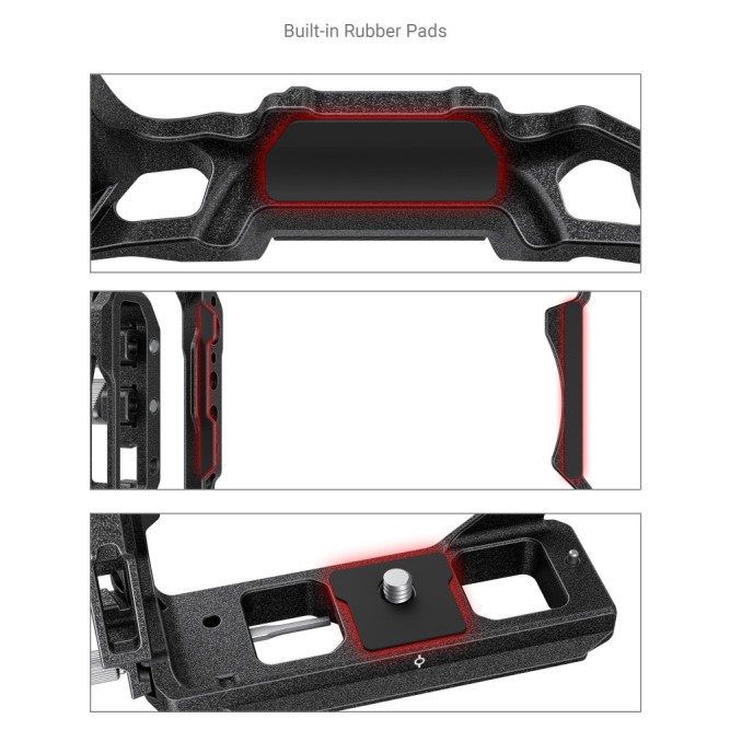 Напівклітка з кабельним затискачем SmallRig 3656 «Black Mamba» для Canon EOS R5/R6/R5 C