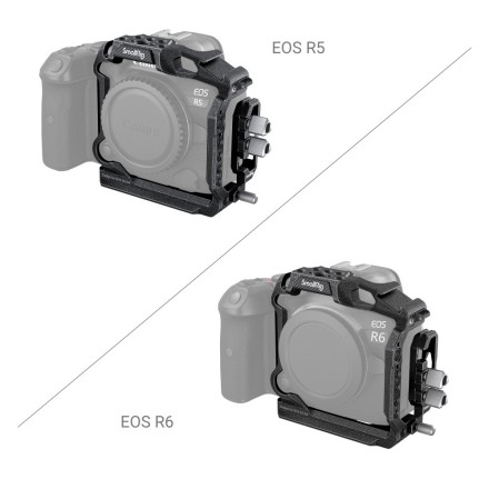 Полуклетка с кабельным зажимом SmallRig 3656 «Black Mamba» для Canon EOS R5/R6/R5 C