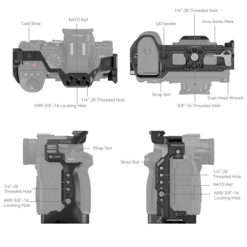 Клітка SmallRig 4022 для Panasonic LUMIX S5 II / S5 IIX