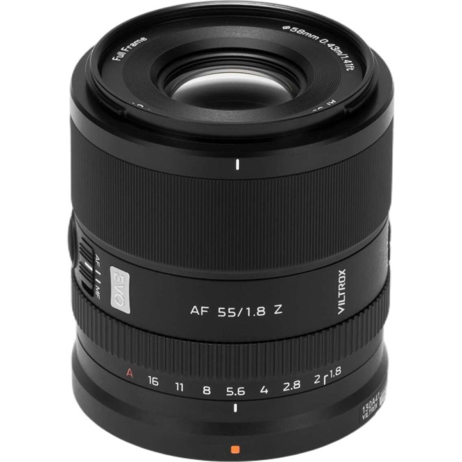Обʼєктив Viltrox AF 55mm f/1.8 EVO Z для Nikon