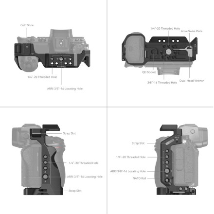Клітка SmallRig 2926B для Nikon Z5/Z6/Z7/Z6II/Z7II
