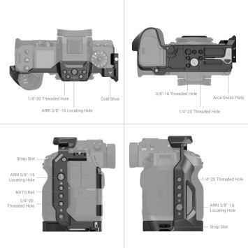 Клітка SmallRig 3934 для FUJIFILM X-H2 / X-H2S