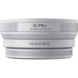 Ширококутний макрооб'єктив Freewell 0,75x для камер Fuji X100VI/X100V Silver