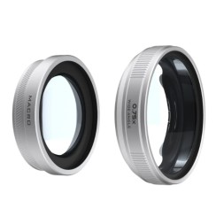Ширококутний макрооб'єктив Freewell 0,75x для камер Fuji X100VI/X100V Silver