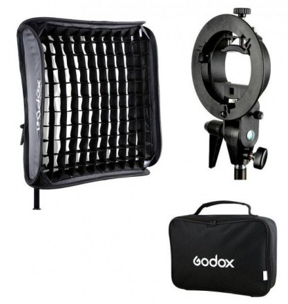Софтбокс Godox Easy Box 60x60 с креплением для вспышки и сотами