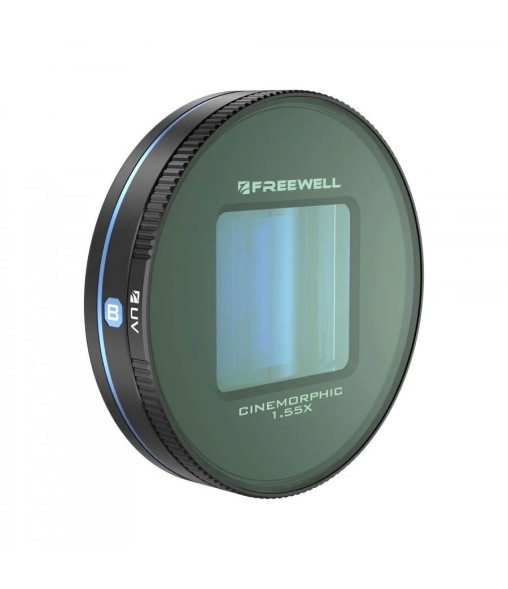 Анаморфный объектив Freewell Sherpa 2.0 Blue Anamorphic 1.55x для iPhone и Samsung Galaxy (снято с производства)