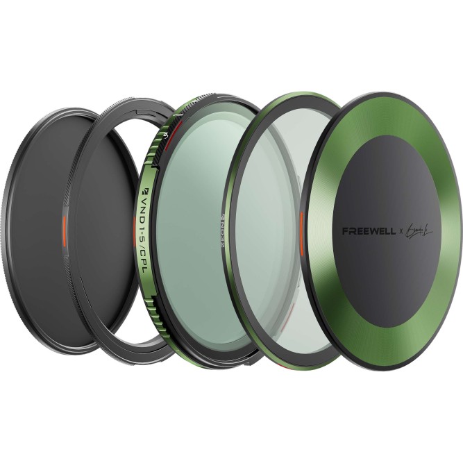 Змінний ND фільтр Brandon Li x Freewell VND/CPL 82mm на 1-10 стопів