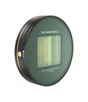 Анаморфний обʼєктив Freewell Sherpa 2.0 Gold Anamorphic 1.55x для iPhone та Samsung Galaxy