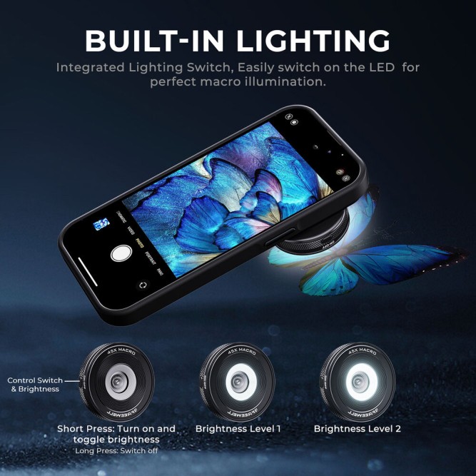 Макро об&#039;єктив Freewell 45x для смартфонів