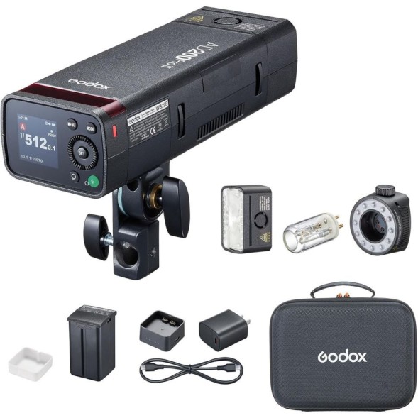 Вспышка портативная Godox AD200Pro II 200Дж