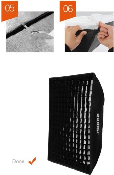 Софтбокс Godox 70 на 100 см із сотами