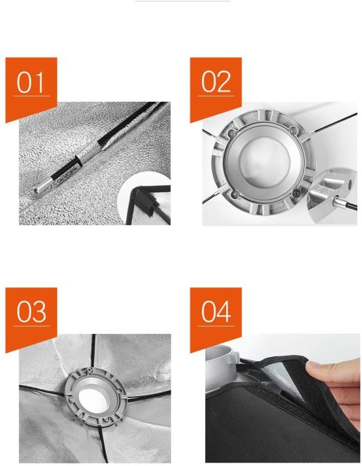 Софтбокс Godox 70 на 100 см із сотами