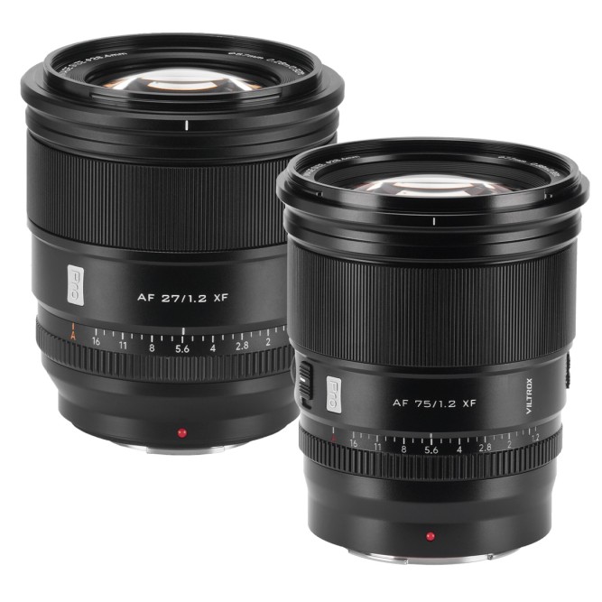 Viltrox Pro Bundle для Fujifilm: 27mm f/1.2 + 75mm f/1.2