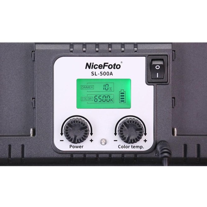Набір відеосвітла KT-SL307 бі-колор LED-панелі NiceFoto SL-500A