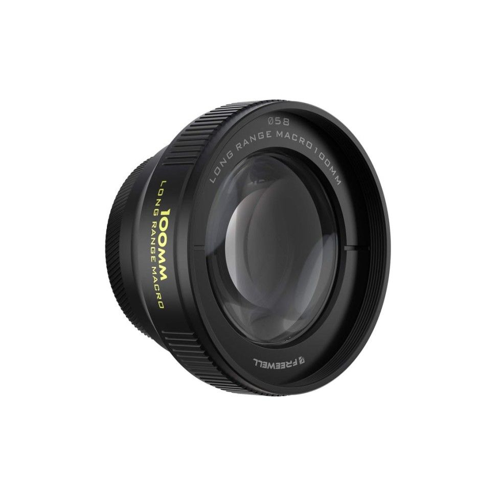 Макро об'єктив Freewell Long Range Macro 100mm для iPhone та Samsung Galaxy з байонетом 17mm