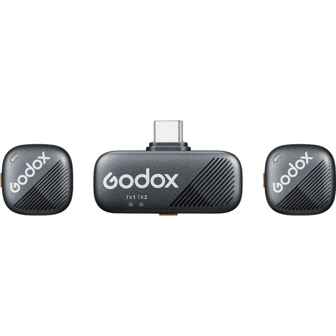 Бездротова мікрофонна система Godox Cube-SC для 2 осіб (Type-C)