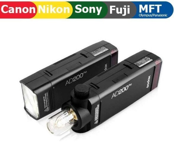 Аккумуляторная вспышка Godox AD200Pro