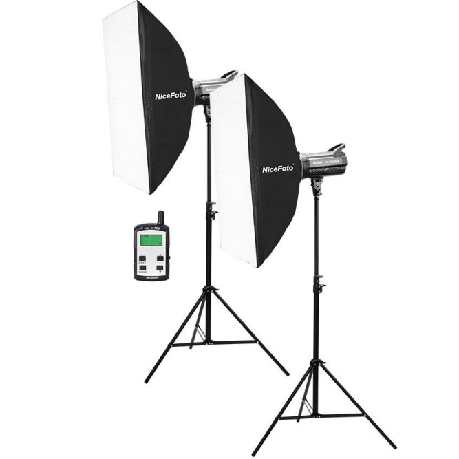 Набір постійного відеосвітла NiceFoto HC-1000SBII SB6090 2x Kit