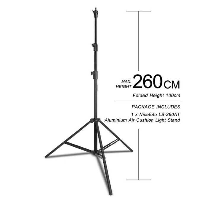 Набір постійного відеосвітла NiceFoto HC-1000SBII SB6090 2x Kit