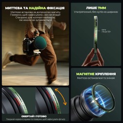 Комплект Pro Kit Brandon Li x Freewell VND/CPL 82mm на 1-10 стопов с Black Glow Mist