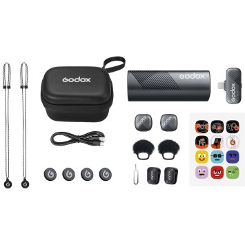 Бездротова мікрофонна система Godox Cube-SL Kit2 для iPhone