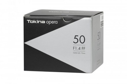 Об&#039;єктив Tokina OPERA FX 50 mm f/1.4 (Canon)