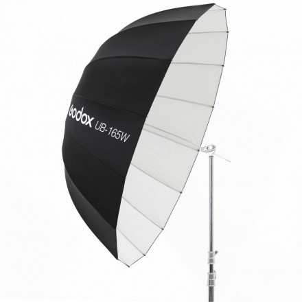 Фото-Зонт параболический Godox UB-165W белый/черный 165см в Комплекте с Диффузором