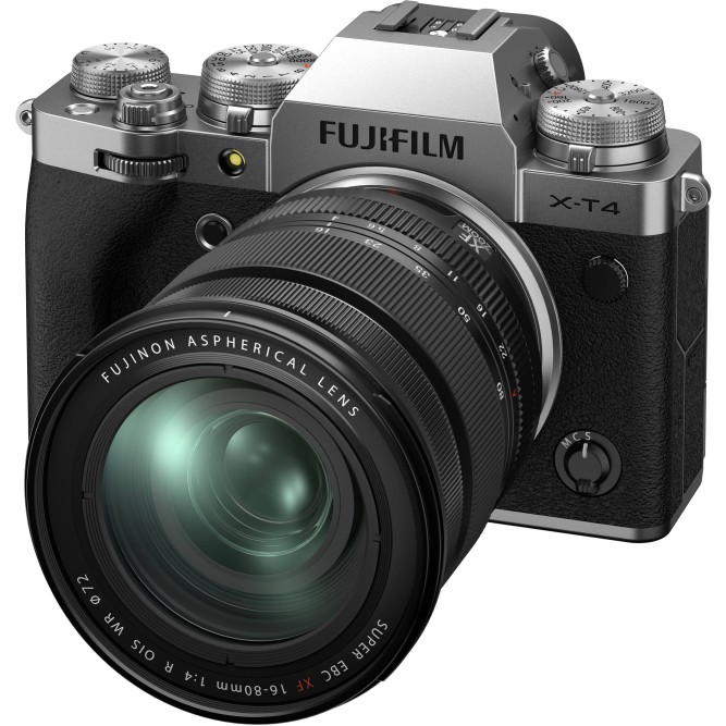 Камера FUJIFILM X-T4 silver kit XF 16-80mm (знято з виробництва)