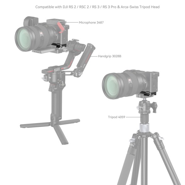 Базовая платформа для улучшения хвата SmallRig 4338 для Sony Alpha 6700 