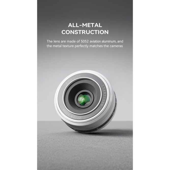 Обʼєктив TTArtisan AF 27mm f/2.8 Polar White для Sony (APS-C)