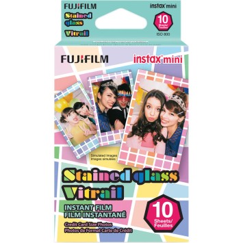 Фотопапір Fujifilm COLORFILM INSTAX MINI STAINED GLASS (54х86мм 10шт)