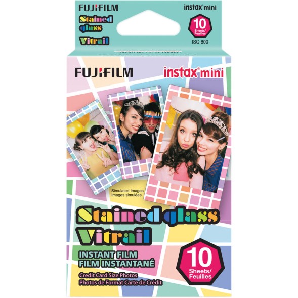 Фотобумага Fujifilm COLORFILM INSTAX MINI STAINED GLASS (54х86мм 10шт)