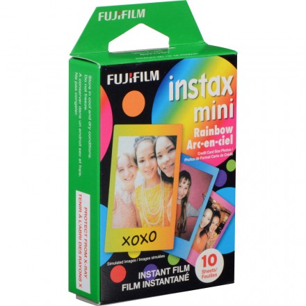 Фотопапір Fujifilm COLORFILM INSTAX MINI RAINBOW (54х86мм 10шт)