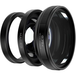 Ширококутний макрооб'єктив Freewell 0,75x для камер Fuji X100VI/X100V Black
