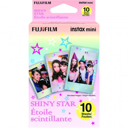 Фотопапір Fujifilm COLORFILM INSTAX MINI SHINY STAR (54х86мм 10шт)