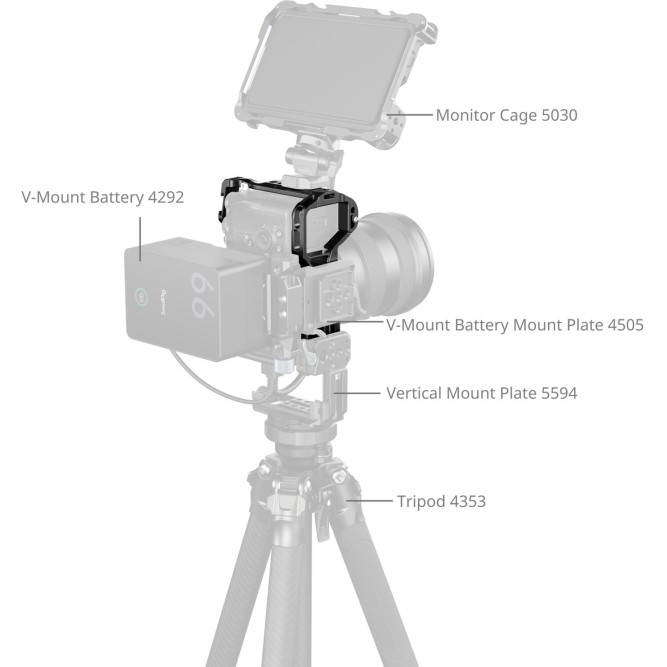 Клітка для камери SmallRig Cage для Sony Alpha 7R V / 7 IV / 7S III / 1 / 7R IV / 7 V