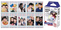 Фотобумага Fujifilm COLORFILM INSTAX MINI AIRMAIL (54х86мм 10шт)