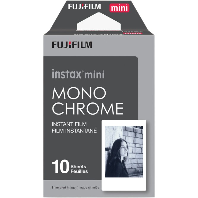 Фотопапір Fujifilm INSTAX MINI MONOCHROME (54х86мм 10шт)