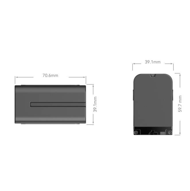 Акумулятор для LED світла SmallRig 4073 NP-F970 (7800 mAh)