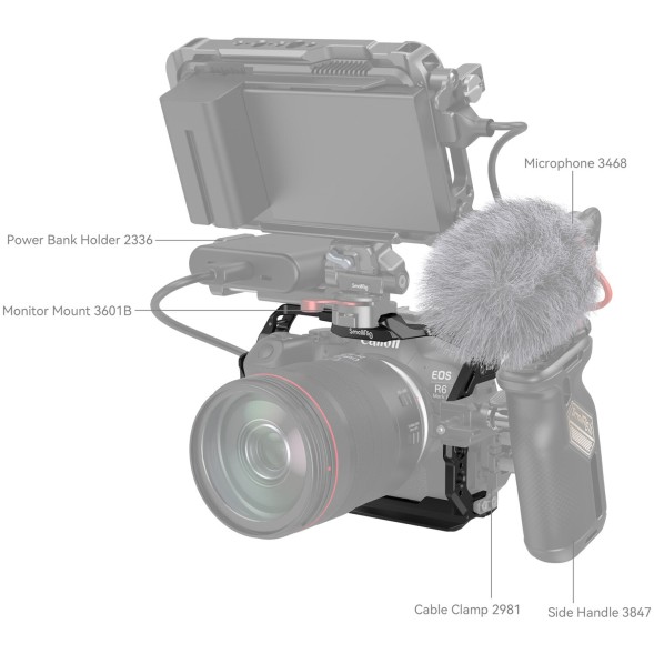 Клетка для камеры SmallRig HawkLock Quick Release Cage for Canon EOS R6 Mark II