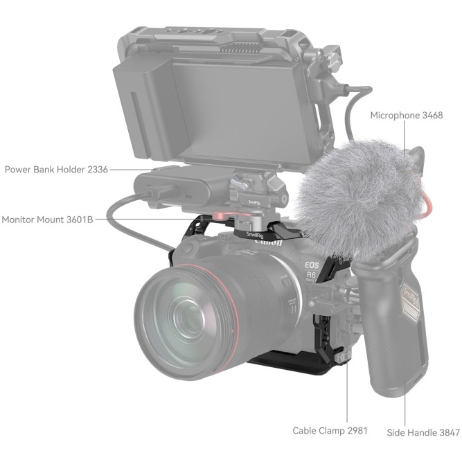 Клітка для камери SmallRig HawkLock Quick Release Cage for Canon EOS R6 Mark II