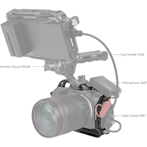 Клетка для камеры SmallRig HawkLock Quick Release Cage for Canon EOS R6 Mark II