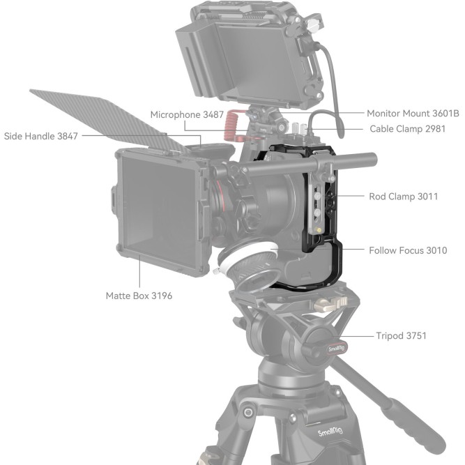 Клітка для камери SmallRig HawkLock Quick Release Cage for Canon EOS R6 Mark II