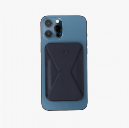 MOFT Snap-On - магнітна підставка та гаманець (сумісний з MagSafe®), темно-синій