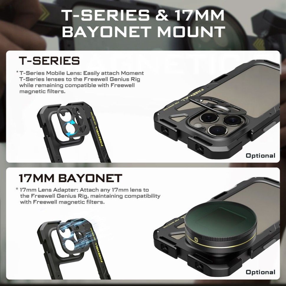Клетка Freewell Genius Rig для iPhone 17 Pro Max