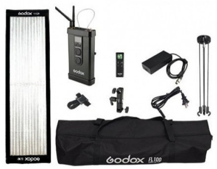 Гнучка LED панель Godox FL100, 40х60см, 100W, Bi-Color