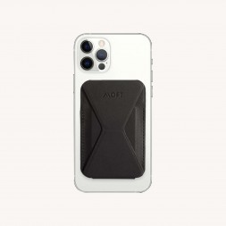 MOFT Snap-On - магнітна підставка та гаманець (сумісний з MagSafe®), чорний