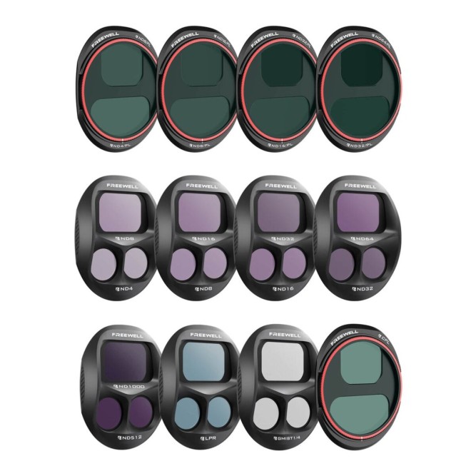Набір фільтрів Freewell Split Filters Mega - 12 Pack для DJI  Mavic 4 Pro